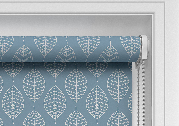 Beech Leaf (Blackout), Blue Wash - Twist&Fit Roller Blind - Image 11